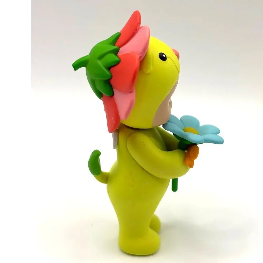 Authentic Sonny Angel Green Rose Lion Mini Figure, Flower Gift Series